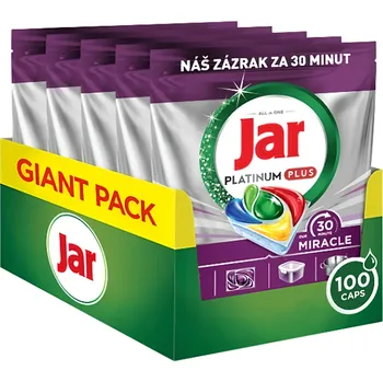 Tableta do myčky Jar Platinum Plus Miracle, 5x 20 ks