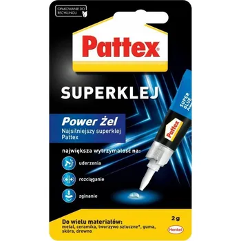 Průmyslové lepidlo Pattex S.O.S. Super Vteřinové lepidlo Power gel 2g