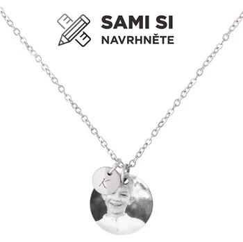 Řetízek Řetízek s medailonky a vlastním motivem ocelový