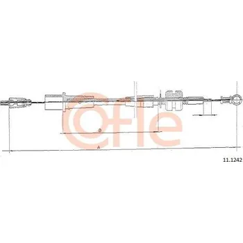 Plynové lanko COFLE Lanko pedálu plynu CFL 11.1242