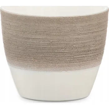 Květináč Květináč 16,4 cm keramický béžový