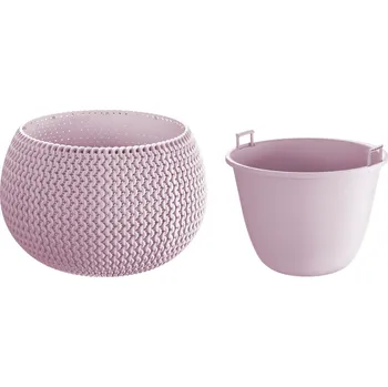 Květináč PRO Květináč s vkladem SPLOFY BOWL světle fialový 23,9 cm