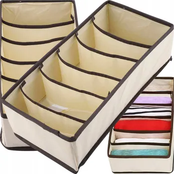 Organizér oblečení ORGANIZER NA BIELIZNĘ DO ZÁSUVKY SKŘÍNĚ, 6 PONOŽEK