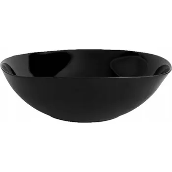 Skleněné salátové misky na pochutiny Altom Design Black Harmony 13 cm 6 ks