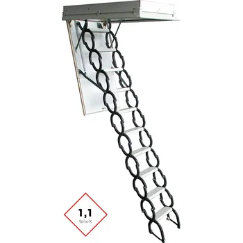 Schodiště Půdní schody Minka Euro Star Stavební otvor: 60x90 cm, Maximální výška: 300 cm