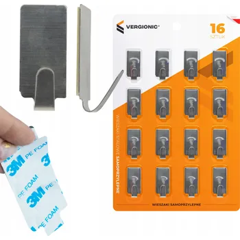 Věšák Samolepicí věšáky 16 ks