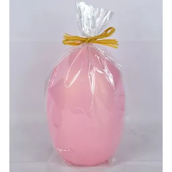 Velikonoční dekorace Velikonoční svíčka růžová matná