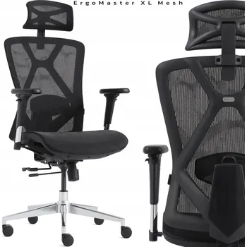 Křeslo Křeslo GAMVIS ErgoMaster XL Mesh Černé