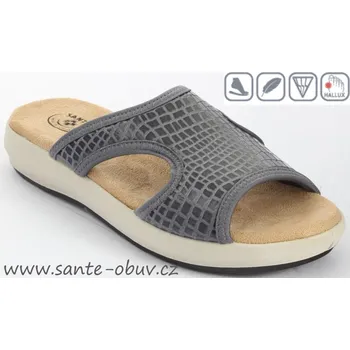 Dámská zdravotní obuv SANTÉ LB/10 GREY pantofel hallux, SANTÉ LB/10 GREY pantofel hallux