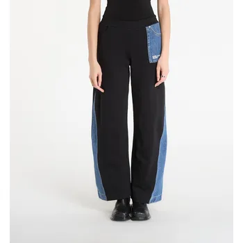 Tepláky Karl Lagerfeld Jeans Mixed Material Sweatpant Washed Blue/ Black L
