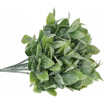 umělá květina Větvička buxusu olivově zelená hustá 20 cm