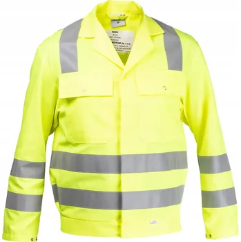 Pracovní obuv Výstražná pracovní mikina HI-VIS EN ISO 20471 - žlutá barva - 52