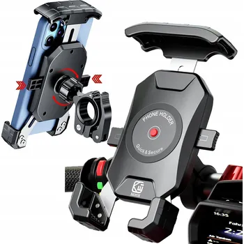 DRŽÁK NA TELEFON NA KOLO, MOTORKU, KOLOBĚŽKU, KOČÁREK - SILNÝ