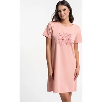 Dámské noční prádlo Moraj košile noční dámská PDK2800-005 krátký rukáv krátká velikost 3XL