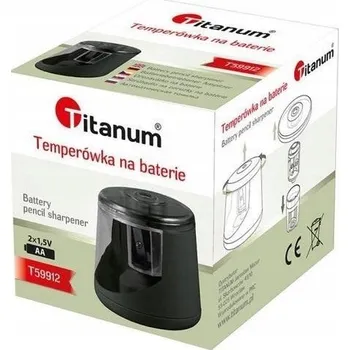 Ořezávátko Elektrické ořezávátko, jednoduché Titanum, černé