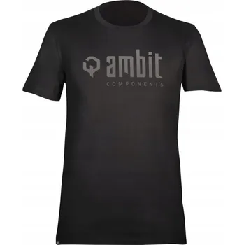 cyklistický dres Cyklistický dres Ambit Logo Big s krátkým rukávem černý S