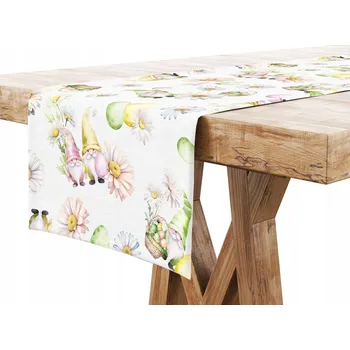 ubrus Běhoun na Velikonoční Stůl 40x180 Vánoční Velikonoční Skřítci 9741