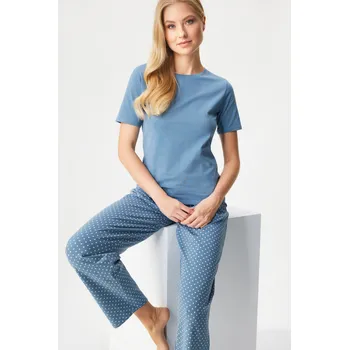 Dámské pyžamo Dámské bavlněné pyžamo Jianna s dlouhými nohavicemi