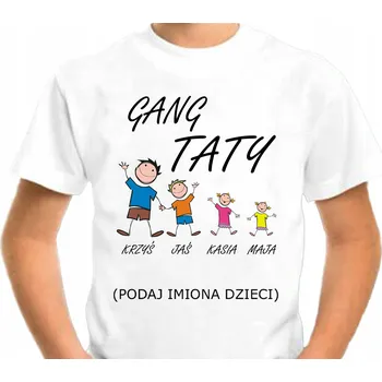 TRIČKO KE DNI TRIČKO DÁRKOVÝ TÝM TÁTOVA GANGA Dárek trička TÁTOVA GANGA L