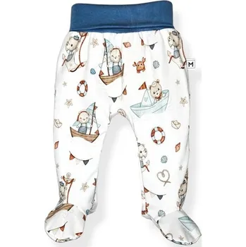 Kojenecké oblečení Mrofi Pure Organic Polodupačky Little Sailor Ocean - 74