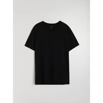 Sinsay - Bavlněné tričko Basic - černá - 288HL-99X - 288HL-99X-XL