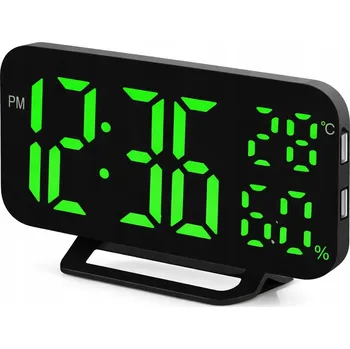 Budík Budík JVD černý, 15,8 cm