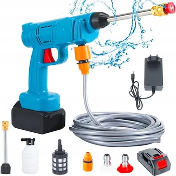 Vysokotlaký čistič AKUMULÁTOROVÁ TLAKOVÁ MYČKA BEZDRÁTOVÁ MOBILNÍ SE SAMONASÁVÁNÍM VODY 48V