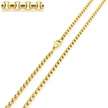 Řetízek Řetízek TA - 34780 - Zlatý/80cm/3mm KP-34780