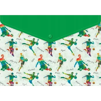 OBÁLKA NA DOKUMENTY A4 S PATENTKEM PP FOTBAL BIURFOL