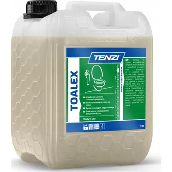 Univerzální čisticí prostředek TENZI Toalex dezinfekční antibakteriální gel na toalety s chlórem 5l / bělí spáry