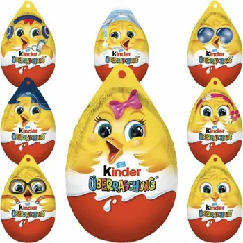 Čokoláda Kinder vajíčko přívěsek 20g velikonoce