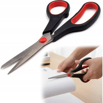 Kancelářské nůžky Nůžky na papír kancelářské školní nůžky VELKÉ 19 Cm