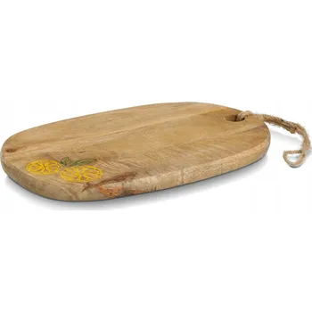 Kuchyňské prkénko Prkénko na krájení/servírování Lemon, mangové dřevo, 38x25x2