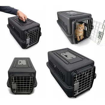 přepravka pro zvíře Přepravka pro kočky K&M vícebarevná, plastová, 49x30x30 cm