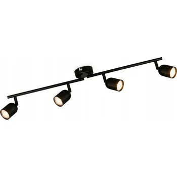 Stropní svítidlo Černá 4-bodová Nastavitelná obývací pokoj Ložnice Pokoj