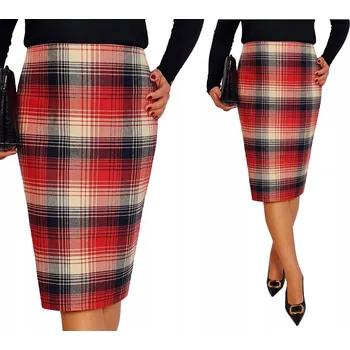 Dámská sukně Sukně teplá pouzdrová zeštíhlující 40 42 44 46 48 50 52 54 56