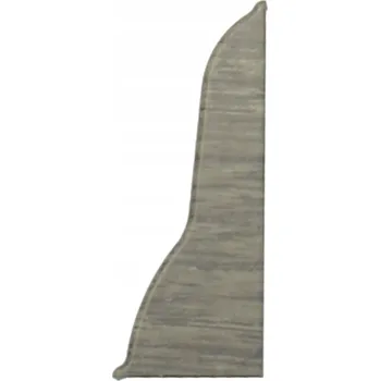 soklová lišta Pravá koncovka k soklové liště 62mm PVC DUB MILÉNIUM