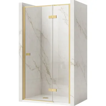 Sprchové dveře REA SPRCHOVÉ DVEŘE ATLAS BRUSH GOLD 120 P + LIŠTA