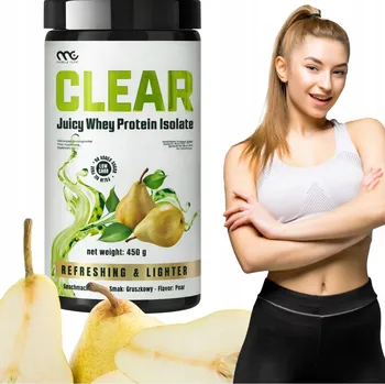 Protein Protein proteinový izolát - WPI Muscle Clinic prášek 450 g příchuť hruška