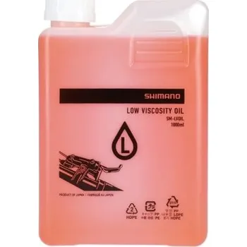 Brzda na kolo minerální olej SHIMANO Low Viscosity Oil 1000ml - Oranžová, 1000ml