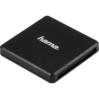 Ukládání dat Hama Multi čtečka karet USB 3.0, SD/microSD/CF, černá