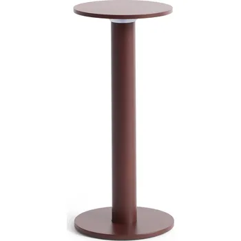 Lampička Hay, Stolní lampa Host bezdrátová, 22 cm, tmavě červená - Formadore