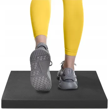 podložka na cvičení 4FIZJO balanční podložka, pro cvičení rovnováhy, balanční podložka černá