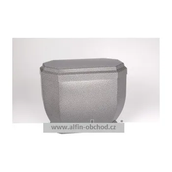 Smuteční dekorace Obal na 2 urny starostříbro