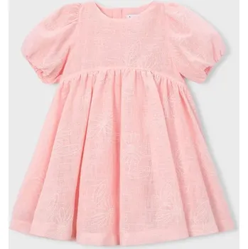 Dívčí šaty Dívčí šaty Mayoral 3921.6C.Mini.PPY2 růžová 30X, vel. 104