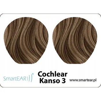 Bezpečnostní kamera Kryty na procesor Cochlear Kanso 3 – hnědé vlasy