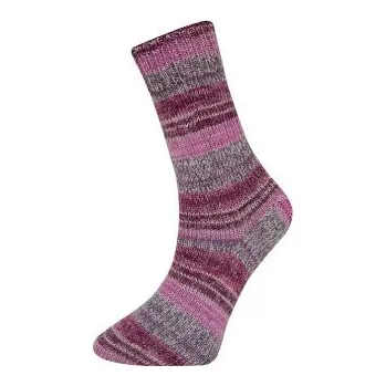 Himalaya Příze Wool socks print - S27-03 vínová