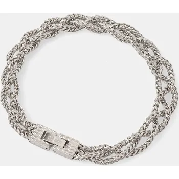 Náramek Náramek Guess SAILOR KNOT JUMB05.031JW stříbrná SLV, vel. L