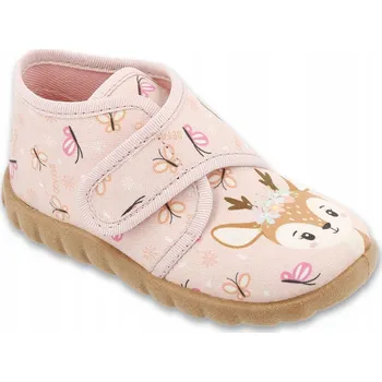 Dívčí obuv Befado dětské papuče na suchý zip, vícebarevné, velikost 23