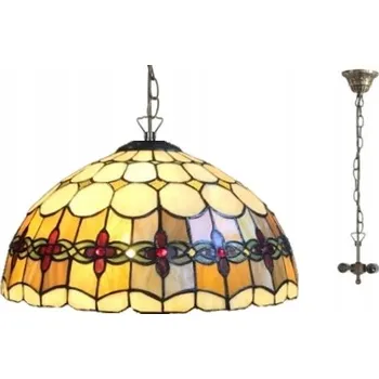 Závěsná lampa Retro, styl TIFFANY, 2 světelné body, patice E27